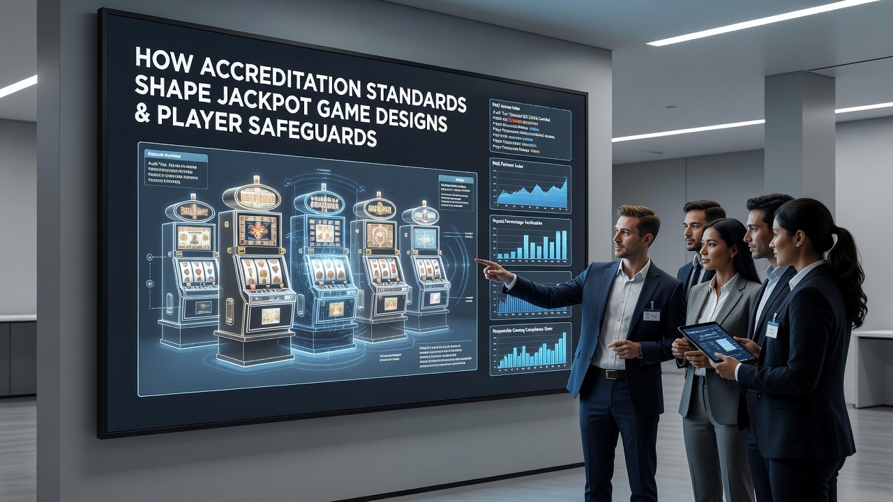 Player safeguard interfaces in accredited jackpot platforms