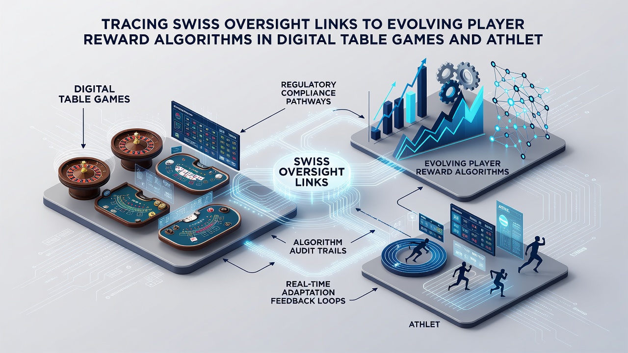 Data flows between Swiss authorities and evolving reward algorithms in online sports betting platforms